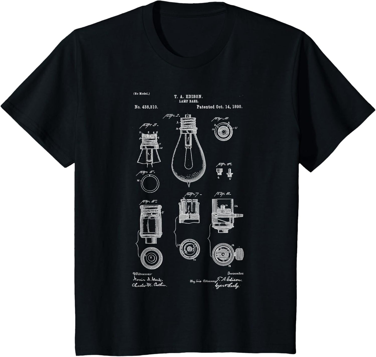 Electrician Electrical Engineers T-Shirt, Men's, Black, Small, Short Sleeve, Regular Fit, Cotton Blend, Polyester, Crew