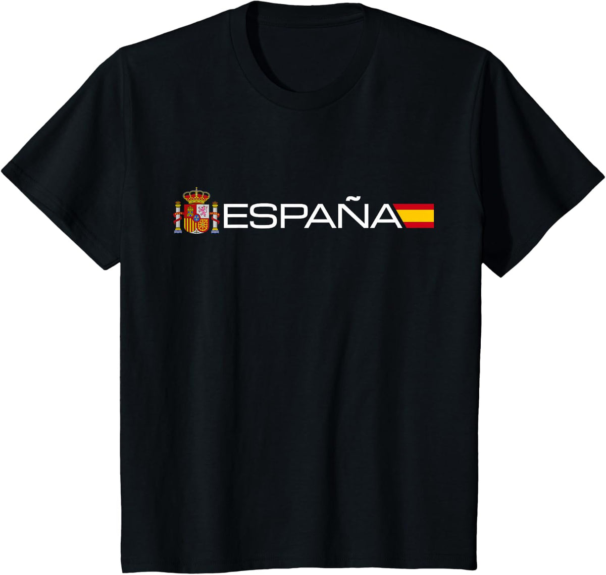 SPAIN FLAG ESPAÑA T-Shirt - Black