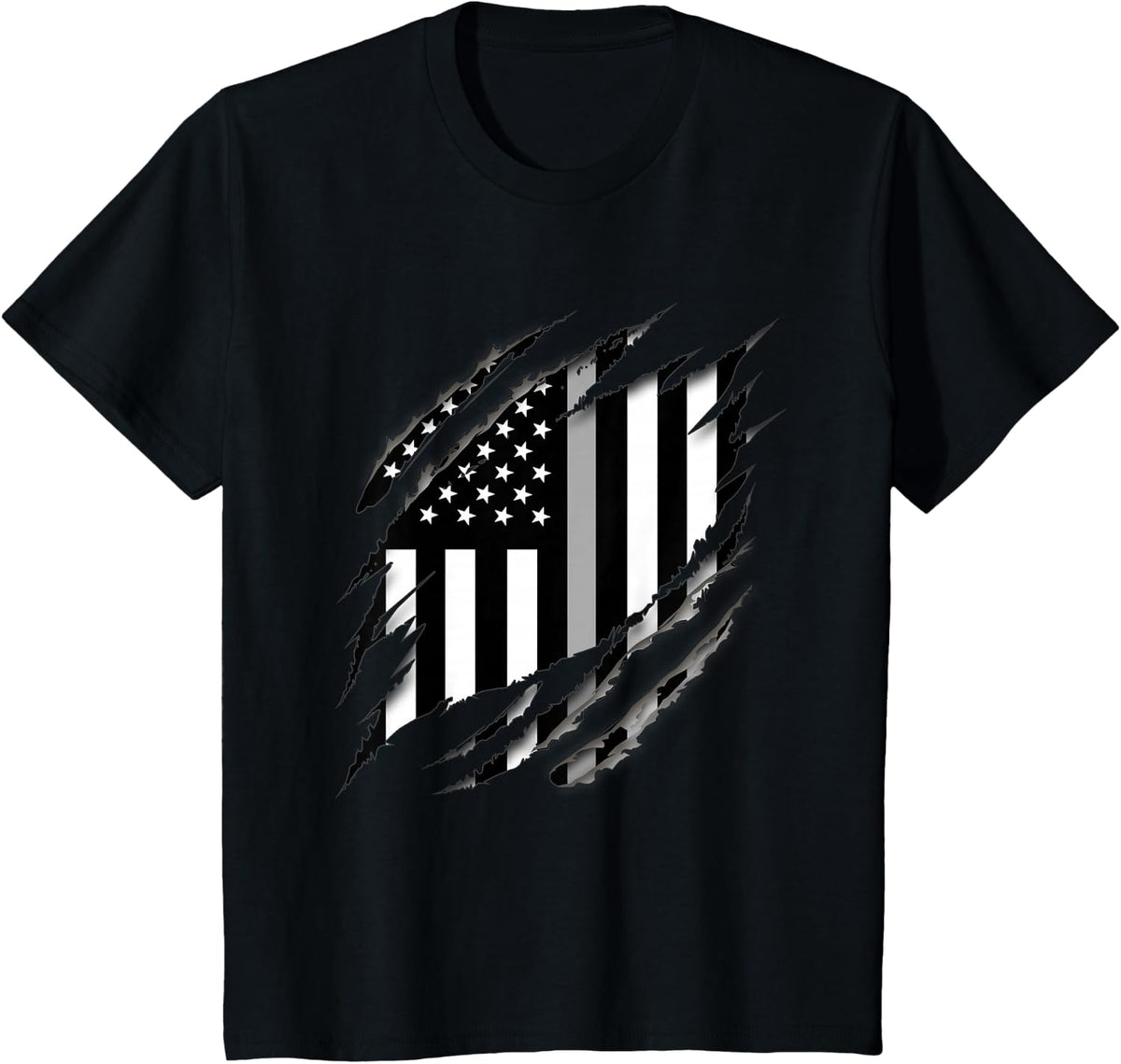 Correctional Officer t-shirt Thin Silver Line Family Shirt T-Shirt - Black