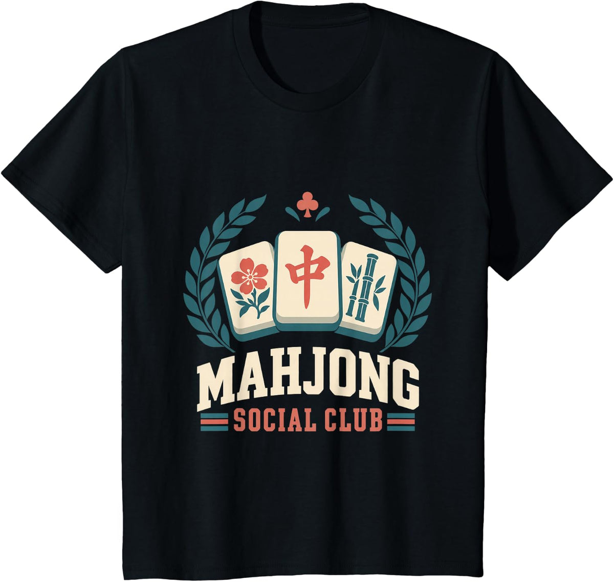Mahjong Social Club Social Club Belonging Tile T-Shirt - Black