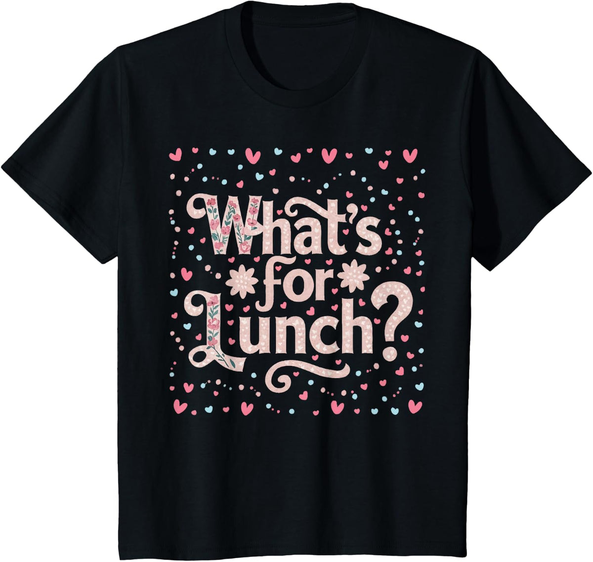 What's for Lunch Funny Cooking Lunch Lady T-Shirt - Black