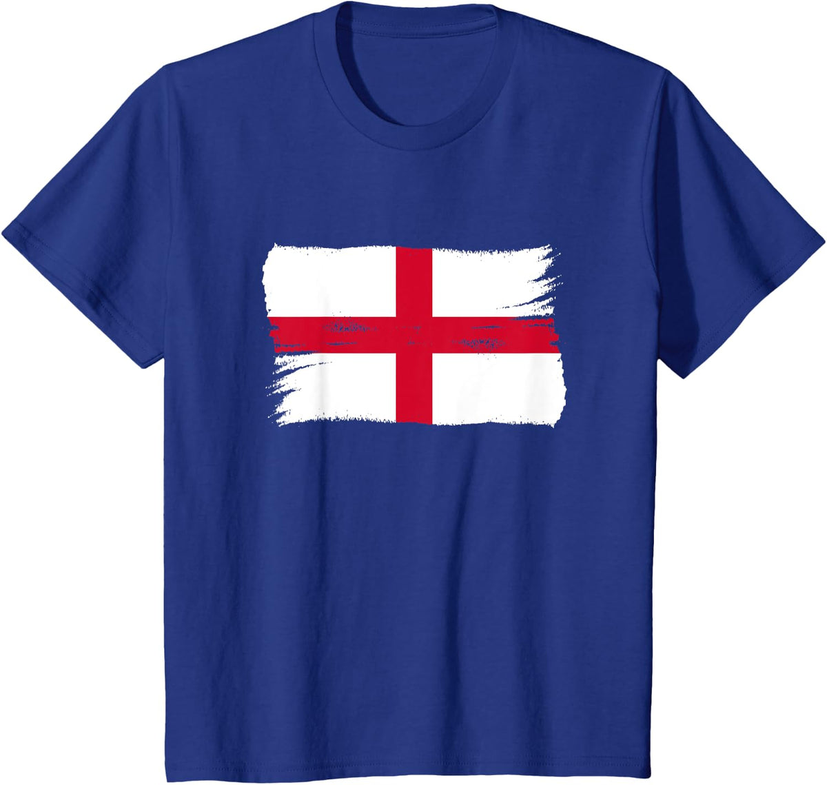 St George's Cross England Flag T-Shirt - Royal Blue