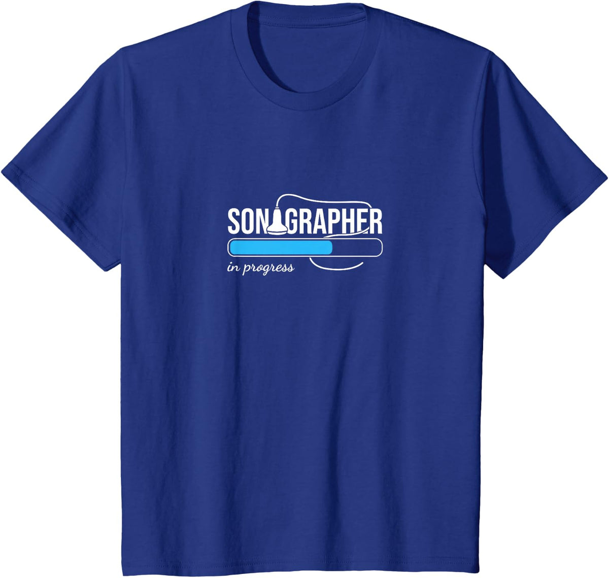 Future Sonographer merch Ultrasound Tech T-Shirt - Royal Blue