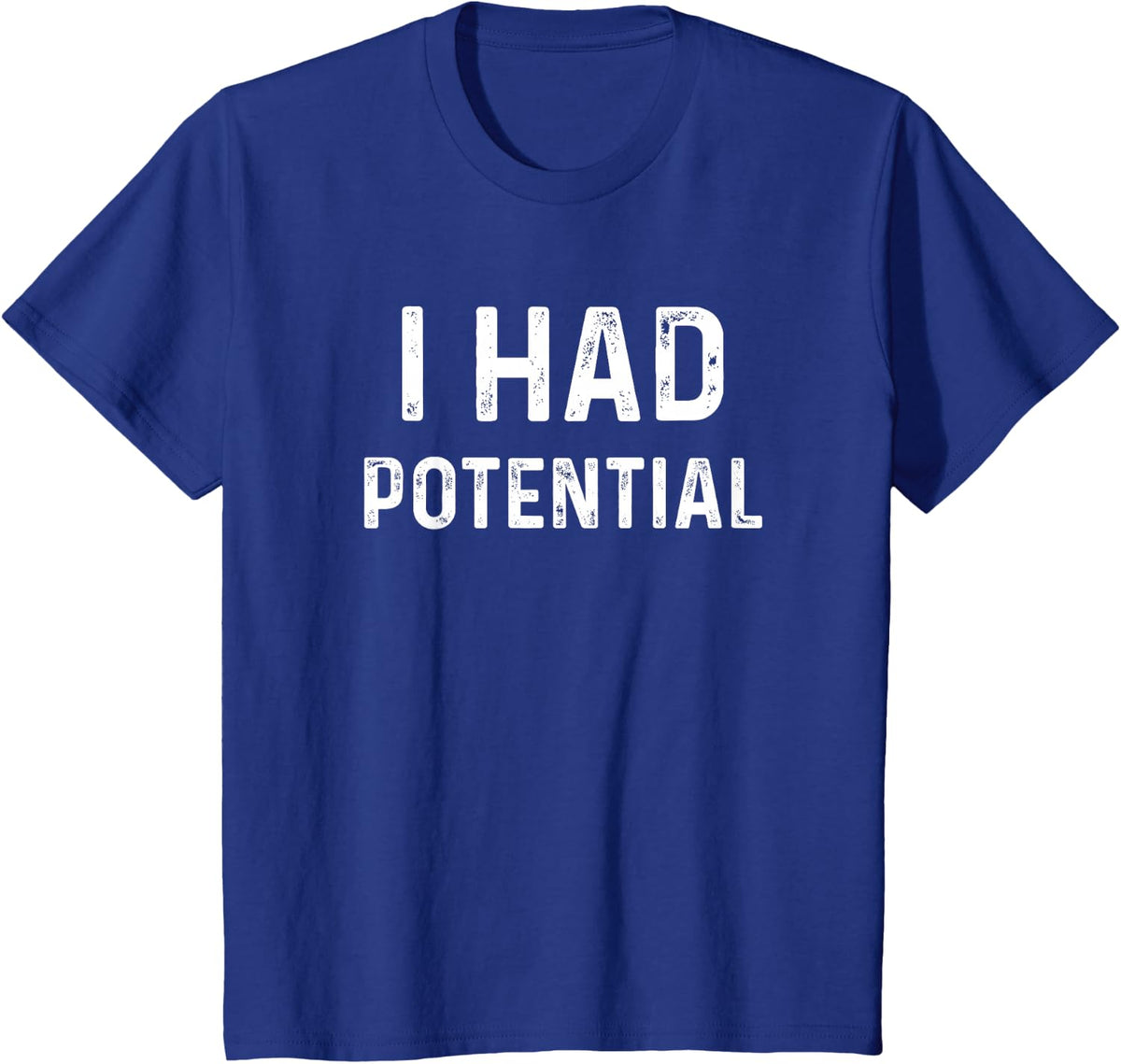 Retro Physics Joke, Vintage Style T-Shirt - Royal Blue