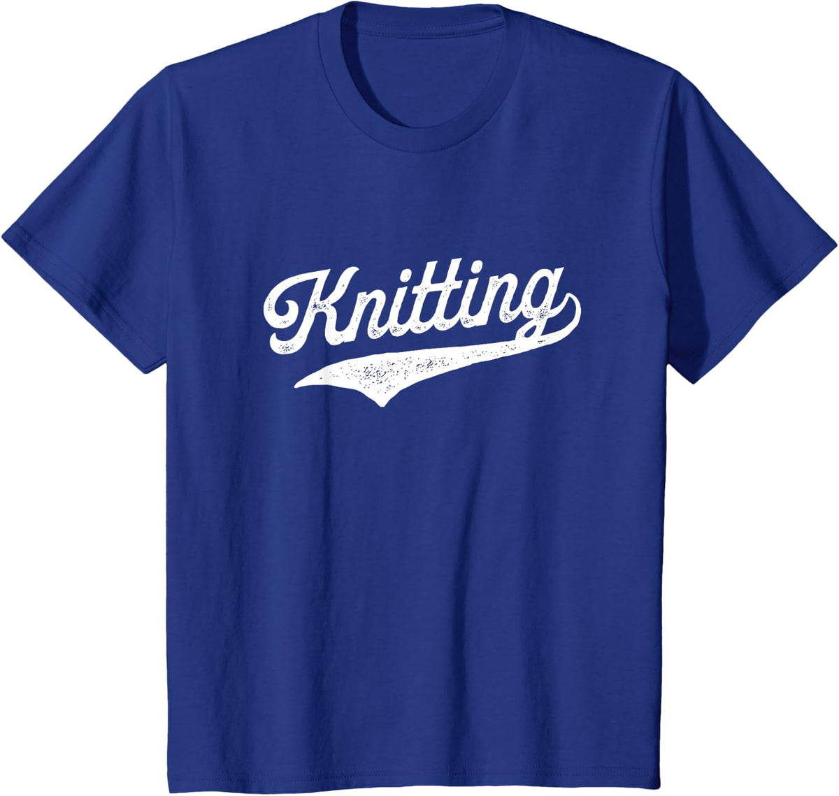 Knitting T-Shirt - Royal Blue