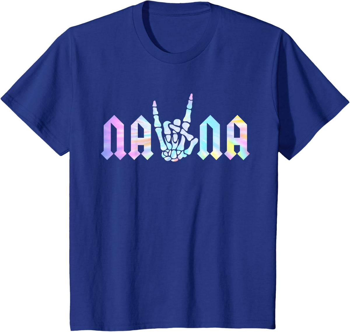 Nana Of The Bad Two the Bone Birthday 2 Years Old Birthday T-Shirt - Royal Blue