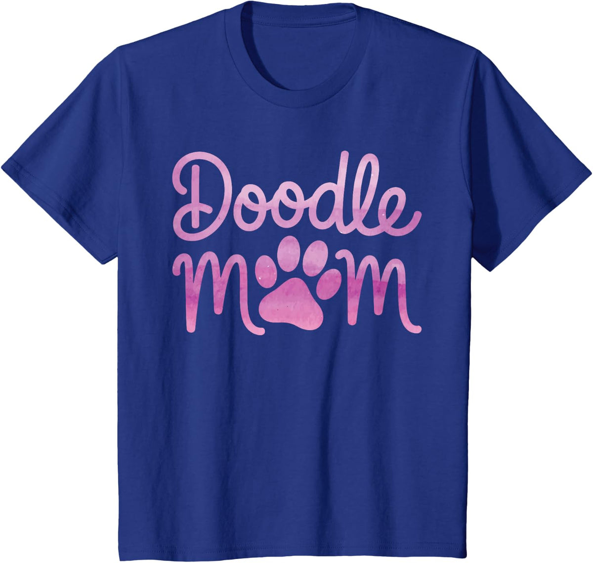 Funny Doodle Mom Art for Women Girls Labradoodle Doodle Mom T-Shirt - Royal Blue