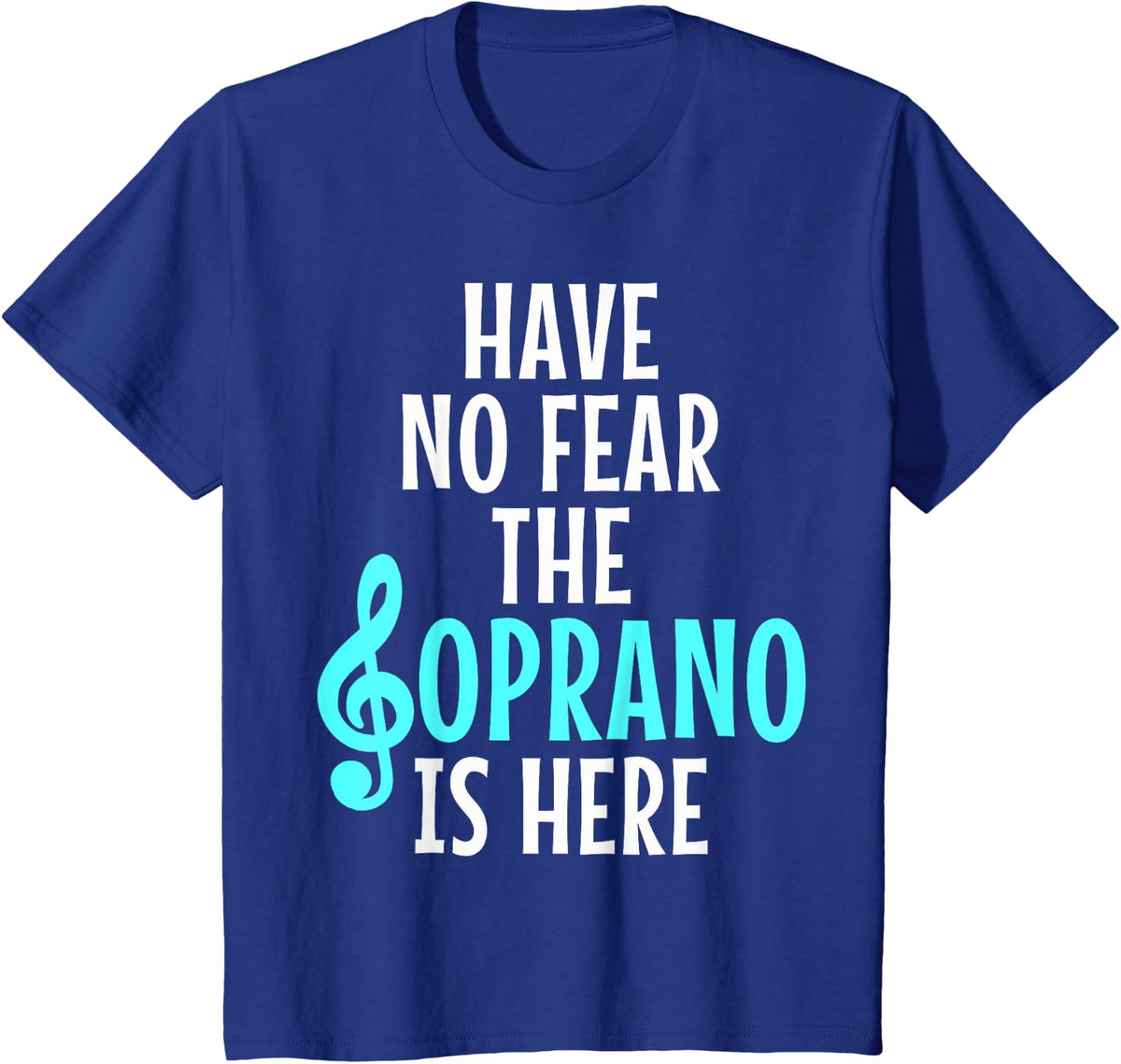 Soprano Choir Singer T-Shirt - Royal Blue