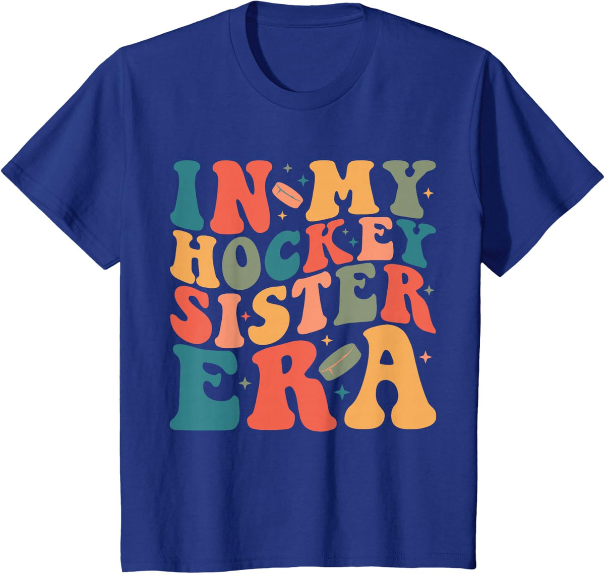 In My Hockey Sister Era T-Shirt - Royal Blue