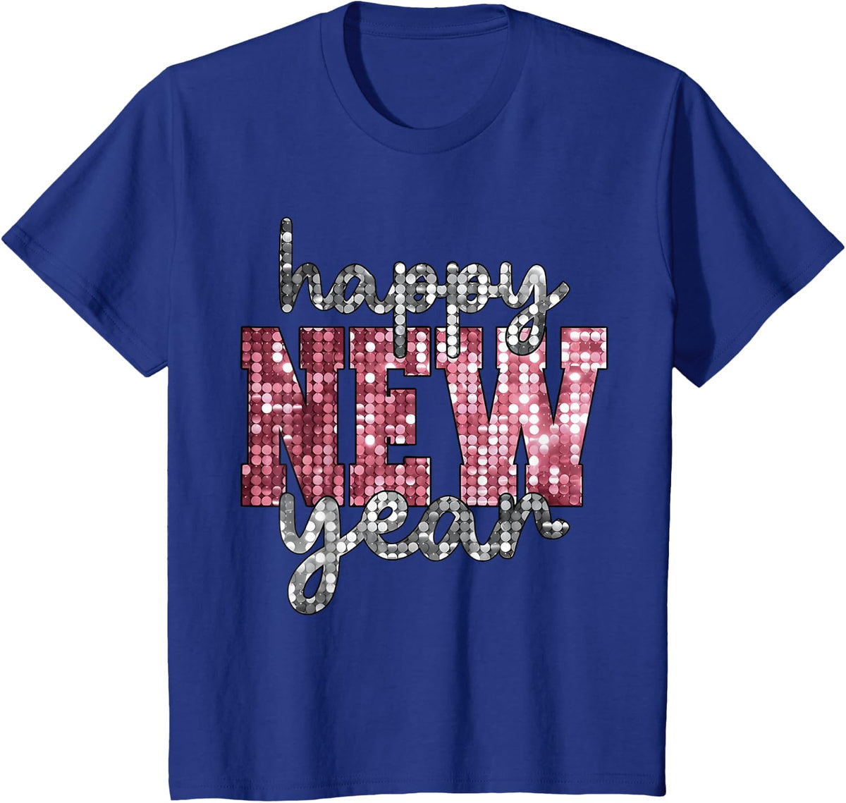 2025 Happy New Year's Eve Party Countdown Friends Family T-Shirt - Royal Blue