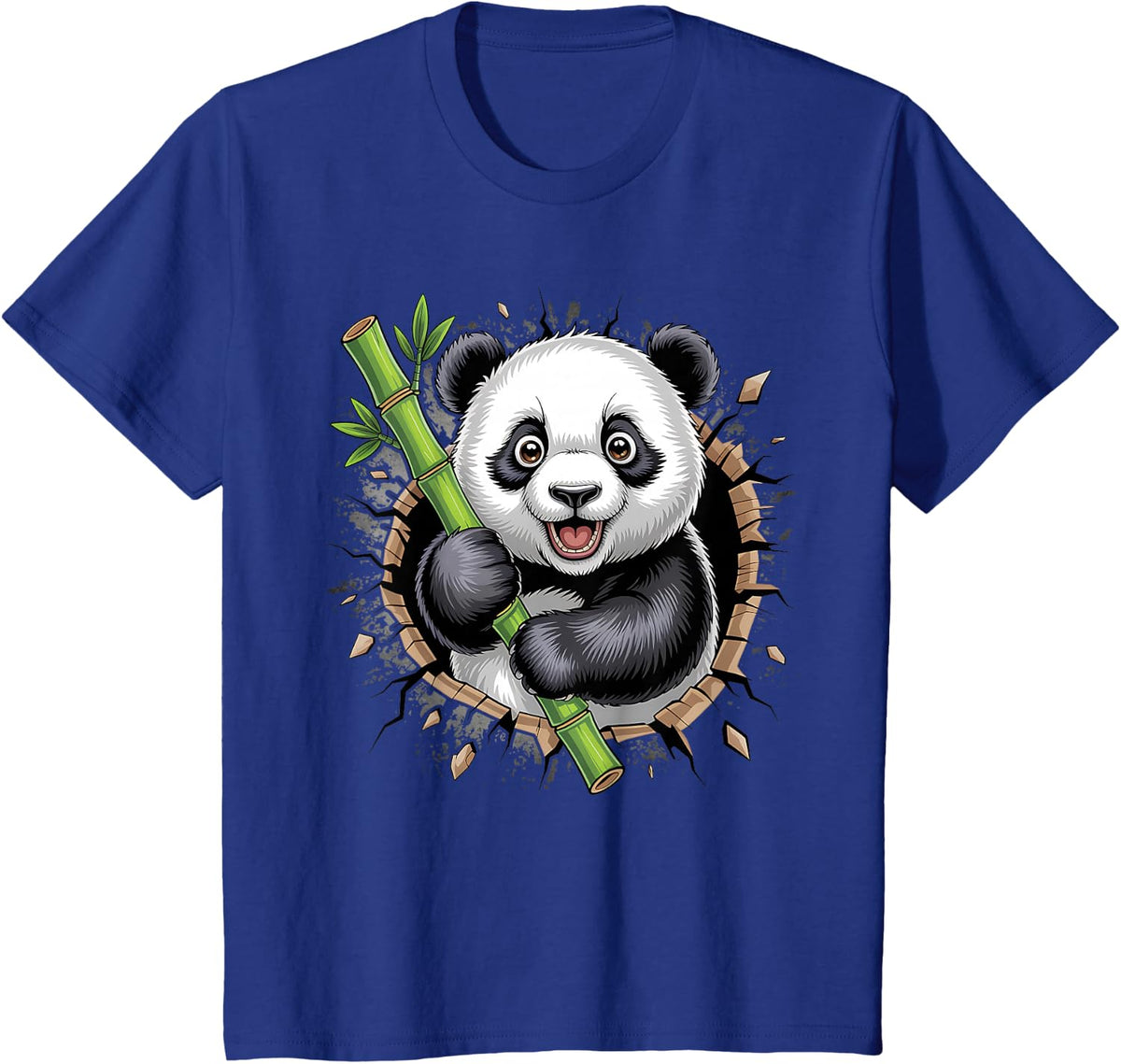 Panda Lover, Bear Lover, Panda Art, Panda T-Shirt - Royal Blue