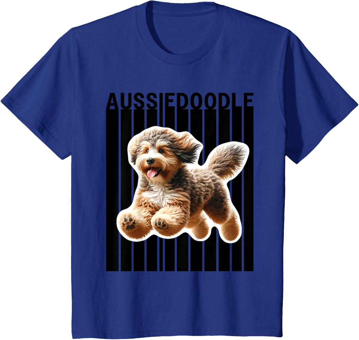 Aussiedoodle dog lovers T-Shirt - Royal Blue