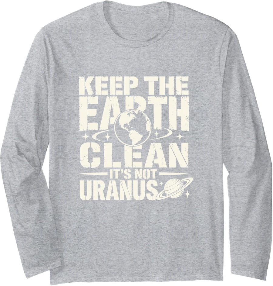 Funny Physics Teacher Science Teacher One Ink Long Sleeve T-Shirt - Adult Unisex Heather Grey