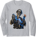 Electrician Design for Electricians and Electrician Long Sleeve T-Shirt - Adult Unisex Heather Grey
