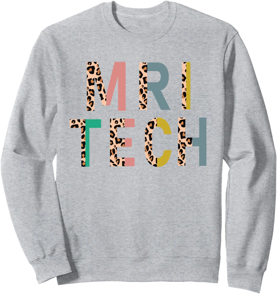 Best MRI Technologist Week MRI Tech Life Sweatshirt - Adult Unisex Heather Grey