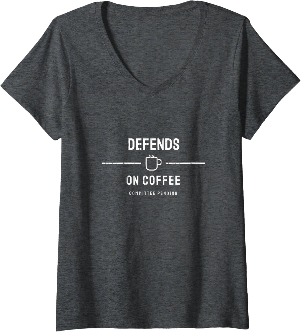Women's Doctoral Student Academia Researcher Thesis Life Doctorate V-Neck T-Shirt - Dark Heather Grey
