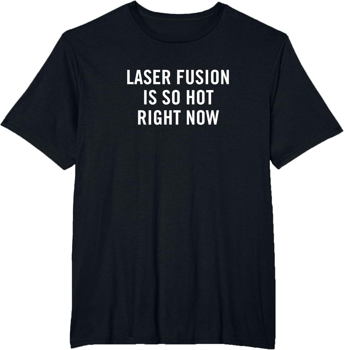Nuclear Fusion Energy Laser Engineering Power Physics T-Shirt - Black
