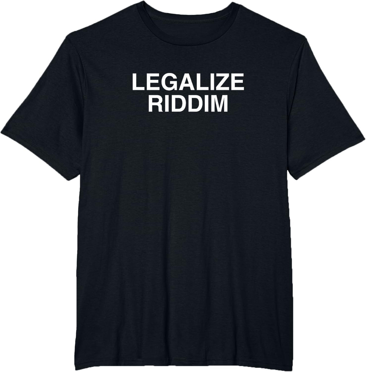 Legalize Riddim Funny Rave Techno Dubstep EDM Festival Slay T-Shirt - Black