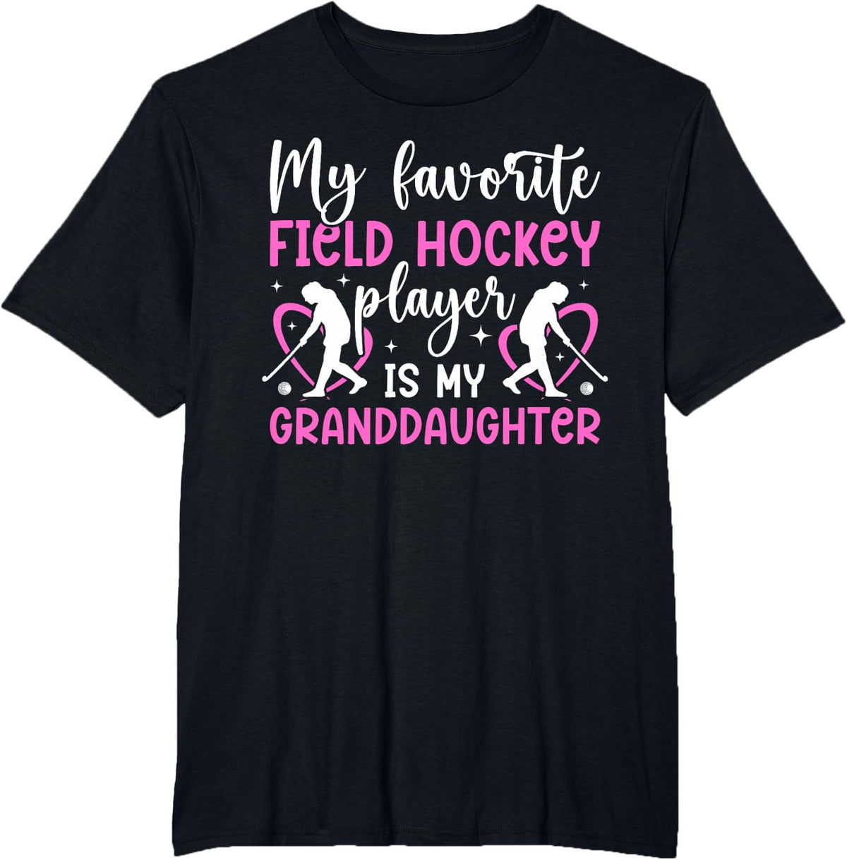 Field Hockey Nana Proud Nana Of A Field Hockey Player Nana T-Shirt - Black