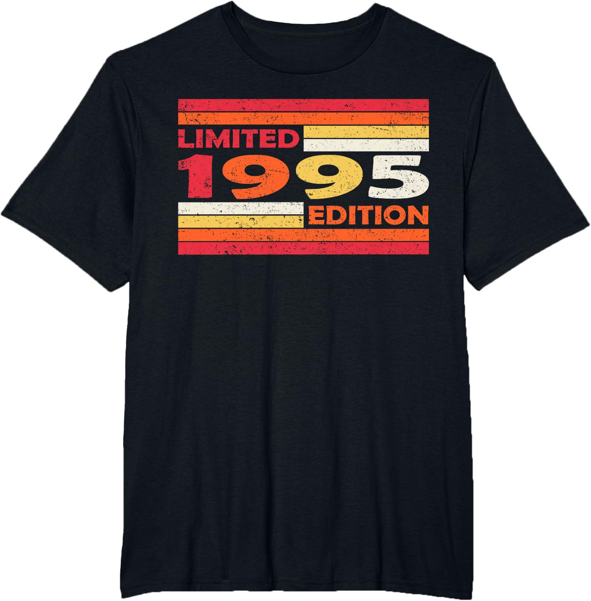 Limited 1995 Edition Vintage Retro T-Shirt - Black