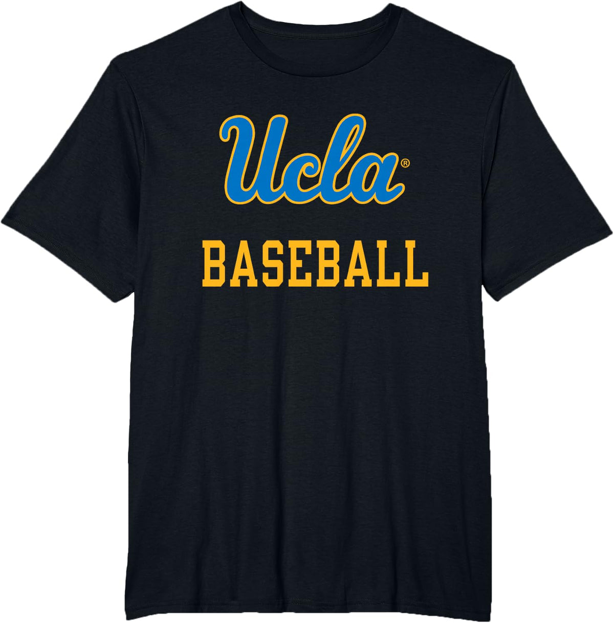 UCLA Bruins Baseball Icon Officially Licensed T-Shirt - Black