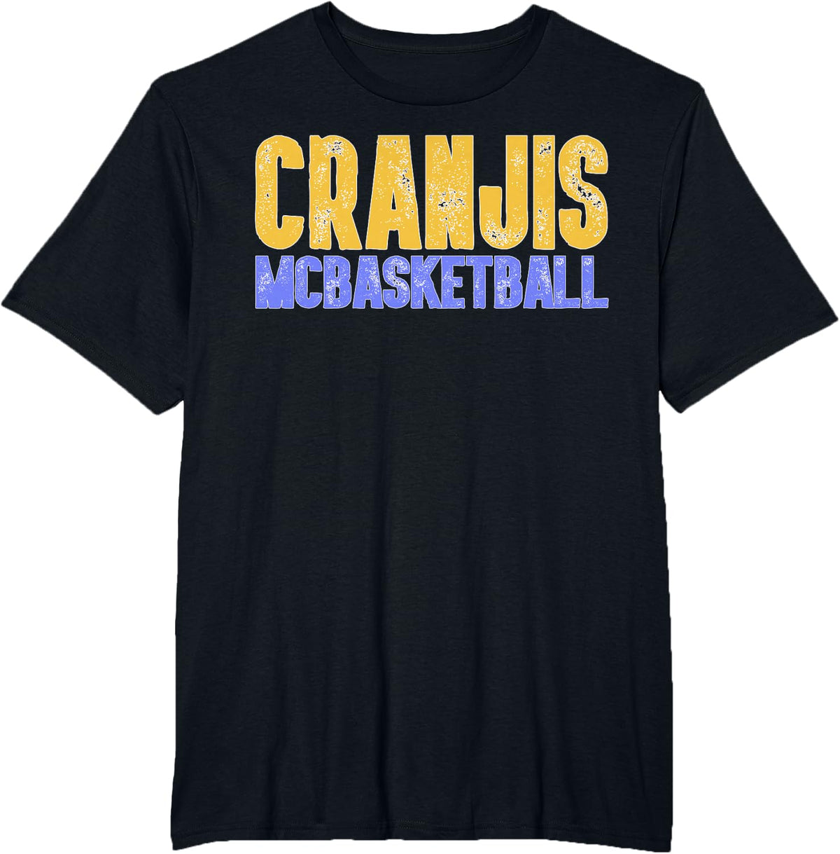 Cranjis Mcbasketball T-Shirt Cool Sports Gift TShirt T-Shirt - Black