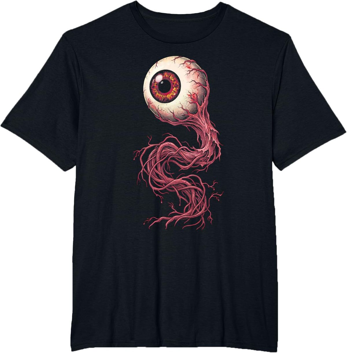 Ophthalmology Nurse Halloween Detached Eyeball Optometry T-Shirt - Black