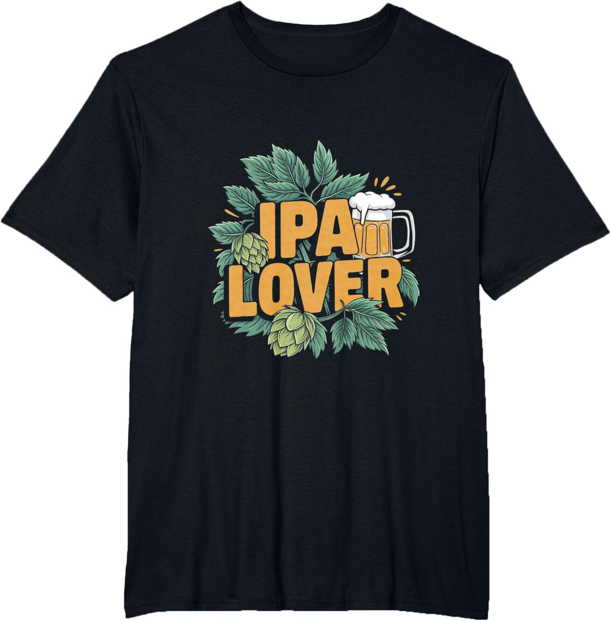IPA Lover IPA Beer T-Shirt - Black