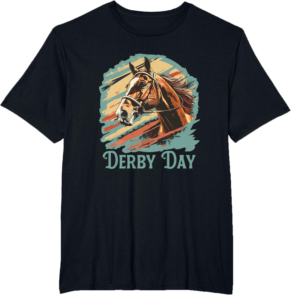 Elegant derby racing day KY Horse Racing Spectacle T-Shirt - Black