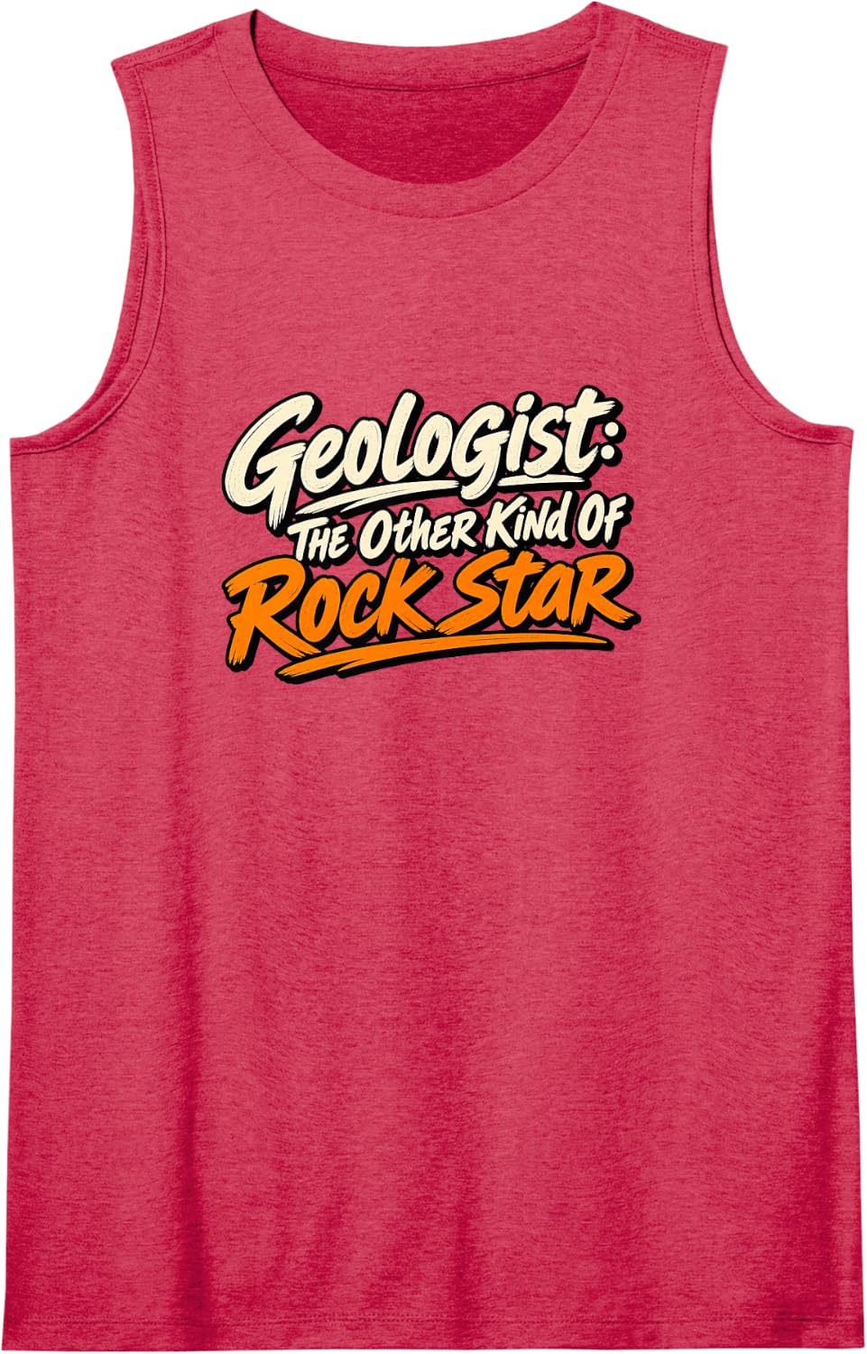 Rock Collector Geology Humor Tank Top - Red