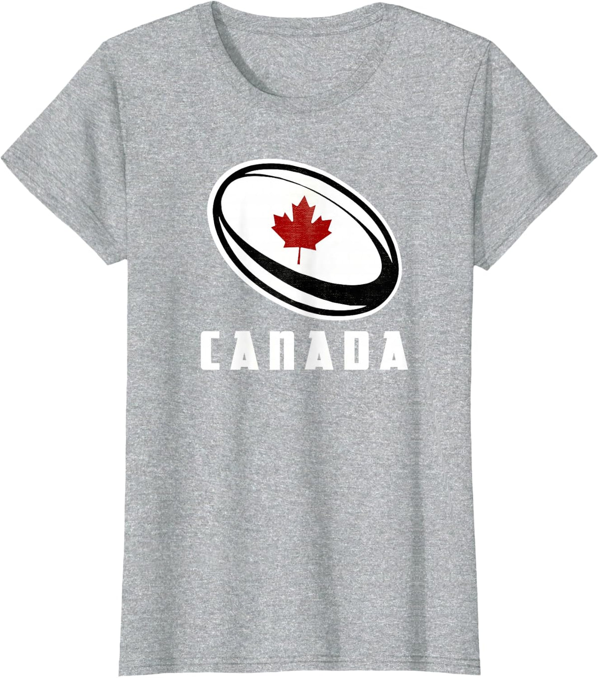 Rugby Canada - Canadian Fan T-Shirt - Heather Grey