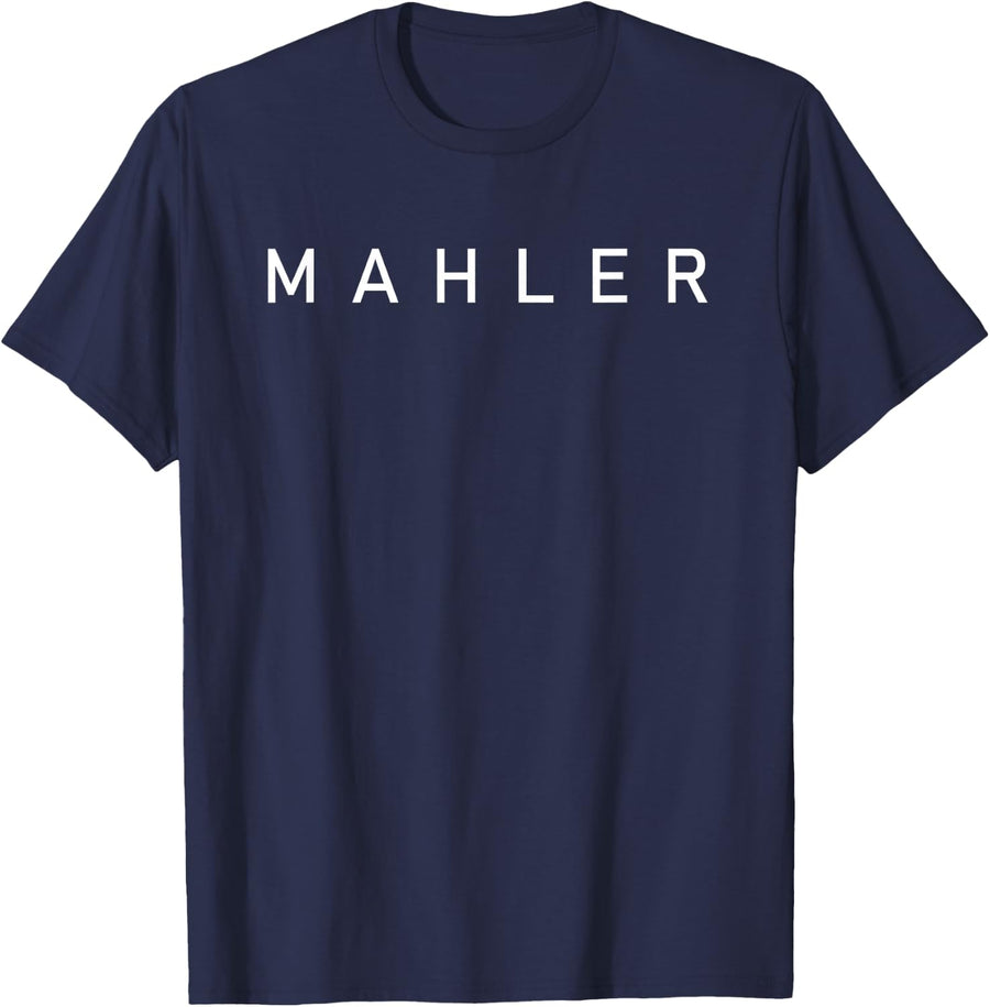 Gustav Mahler T-shirt T-Shirt - Navy Blue