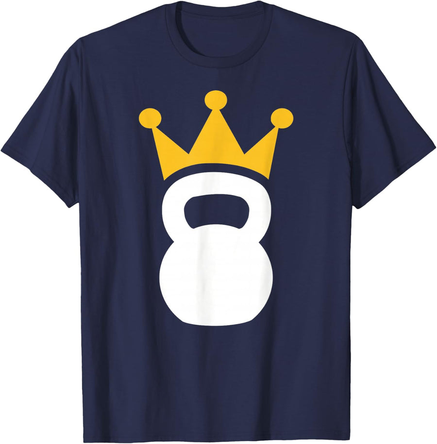 Kettlebell crown T-Shirt - Navy Blue