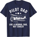 Best Pilot Art For Men Dad Aircraft Aviation Airplane Pilots T-Shirt - Navy Blue