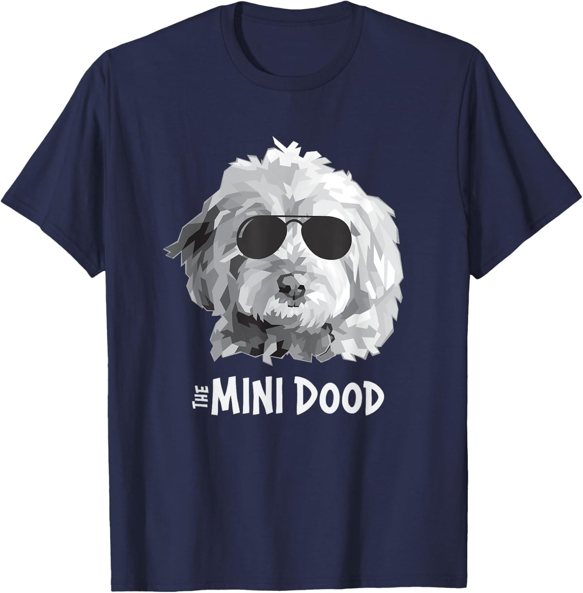 Mini Dood Goldendoodle Labradoodle T-Shirt - Navy Blue