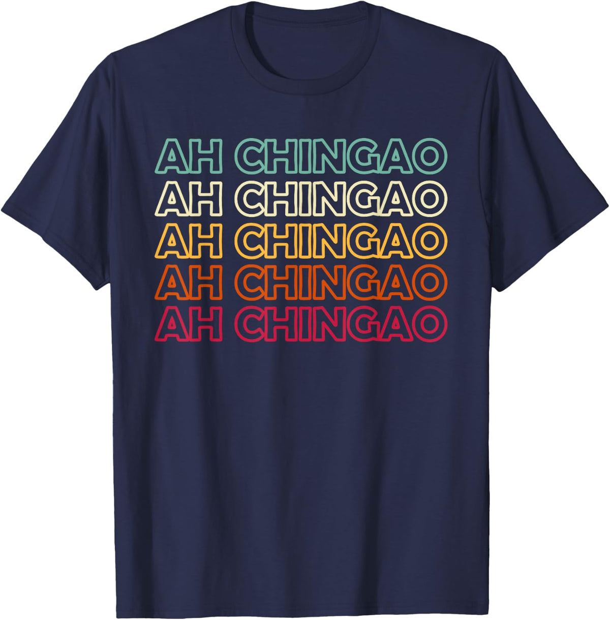 Ah Chingao Dichos En Español Chistosos Hispanic Dad Mexican T-Shirt - Navy Blue