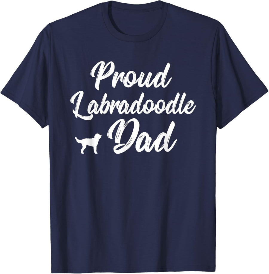 Labradoodle Owner T-Shirt - Navy Blue