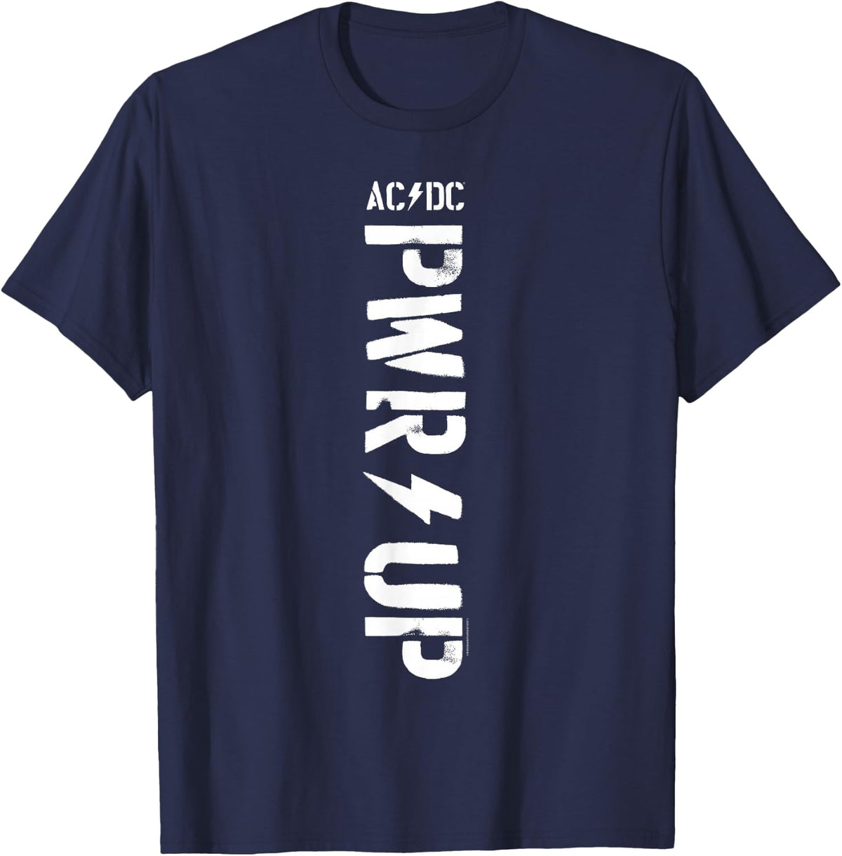 AC/DC - PWR UP T-Shirt - Navy Blue