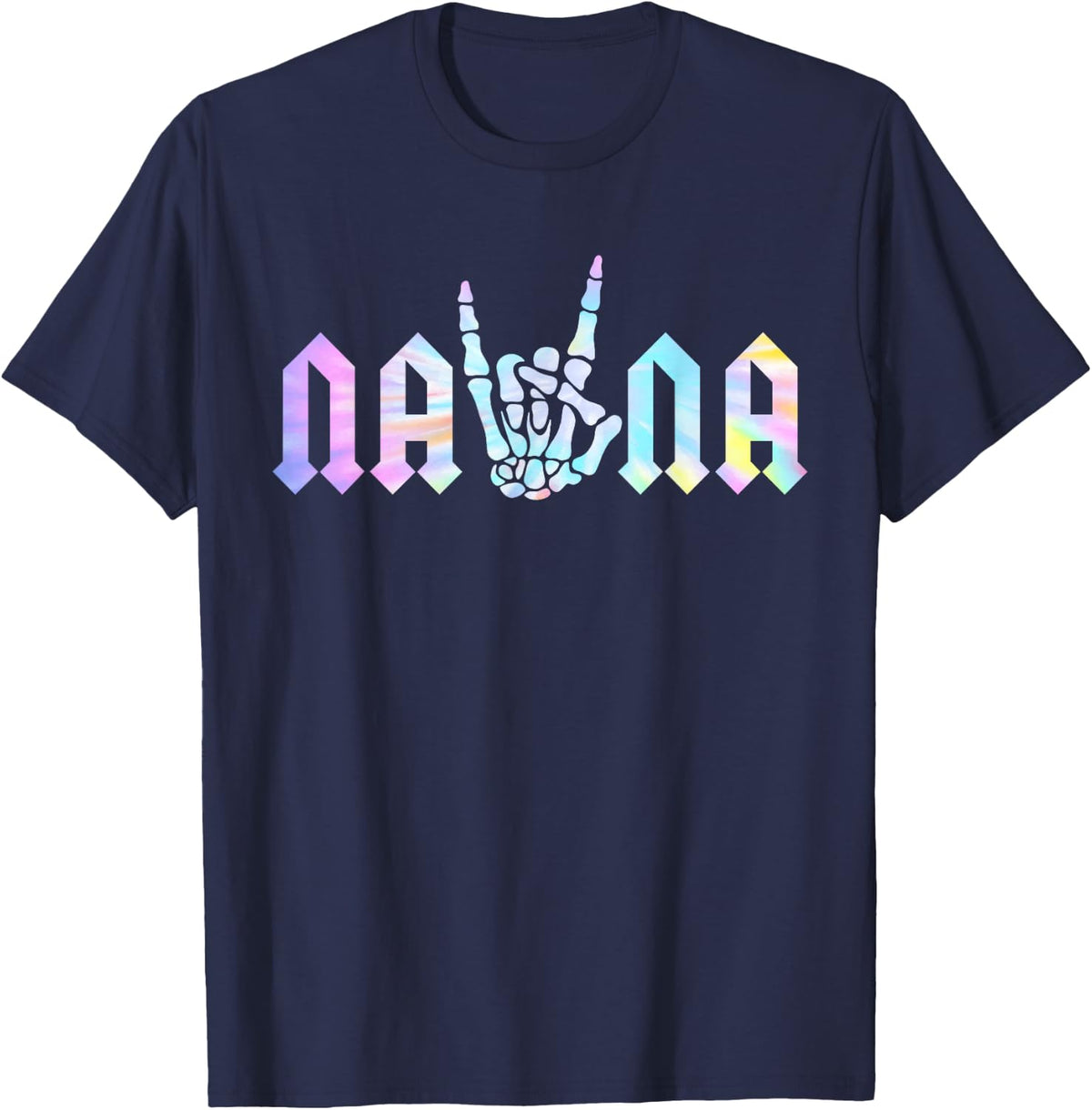 Nana Of The Bad Two the Bone Birthday 2 Years Old Birthday T-Shirt - Navy Blue