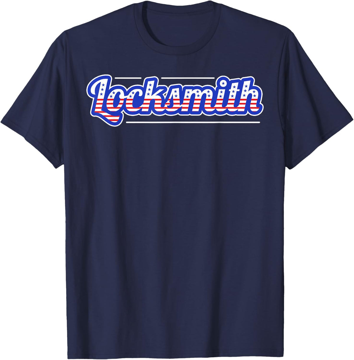 Locksmith Locksmithing T-Shirt - Navy Blue