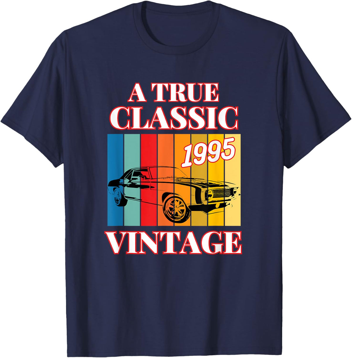 1995 Classic Timelessly Cool Vintage Style T-Shirt - Navy Blue