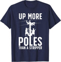 Funny Lineman Art for Men Boys Linemen Electrician Lineman T-Shirt - Navy Blue