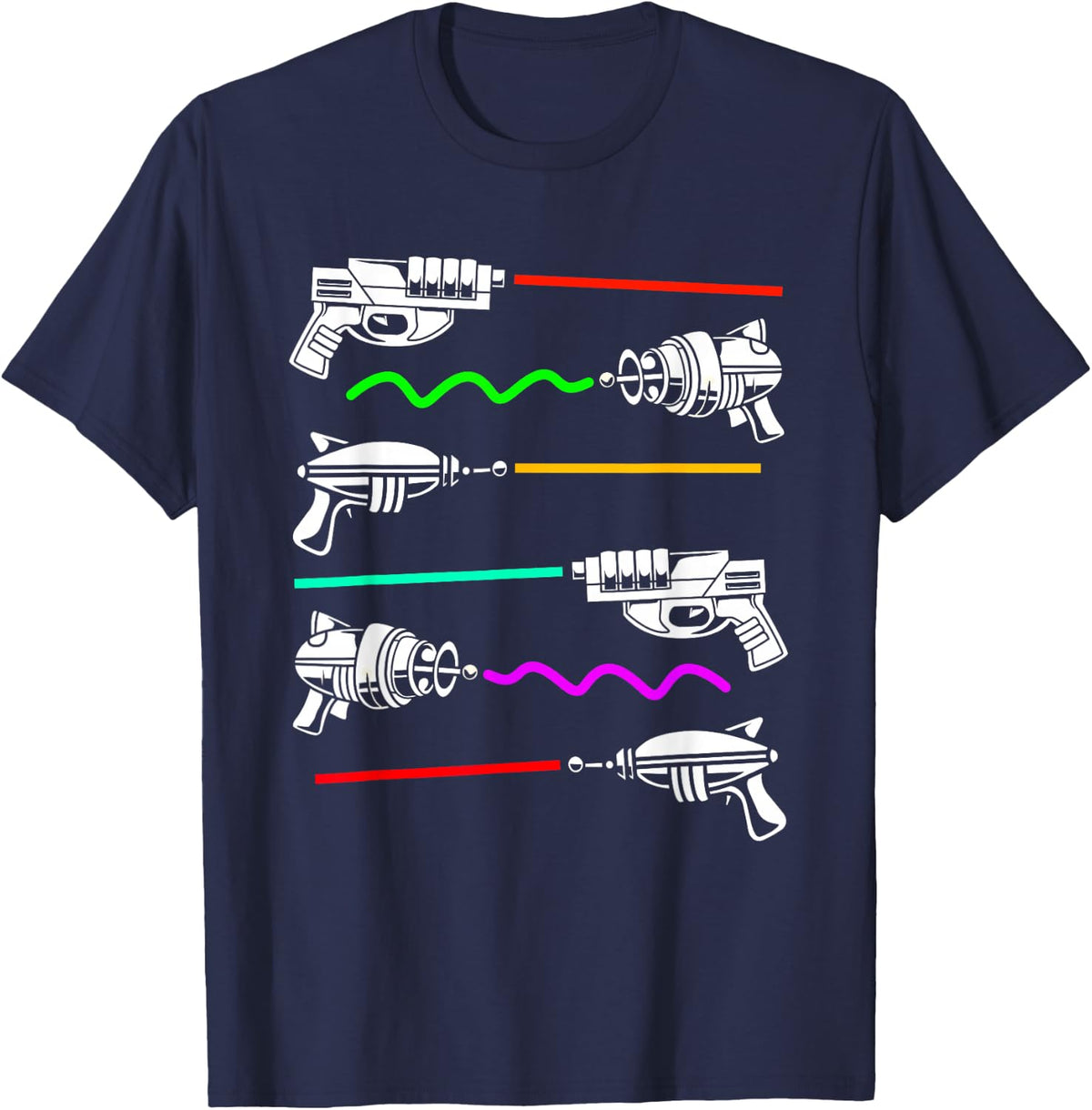 Laser Tag For Kids Vintage Laser Tag T-Shirt - Navy Blue
