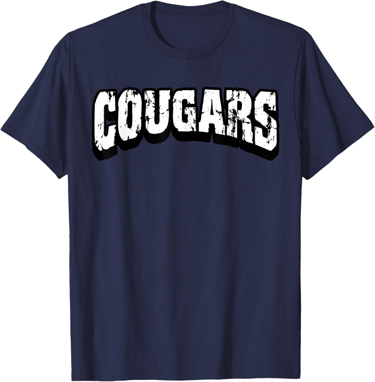 Cougars Back to School Spirit T-Shirt - Navy Blue