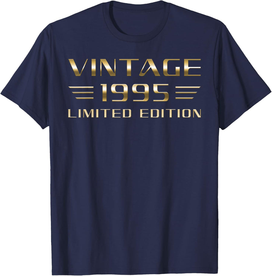 Vintage 1995 Limited Edition Classic Car 31st Birthday T-Shirt - Navy Blue