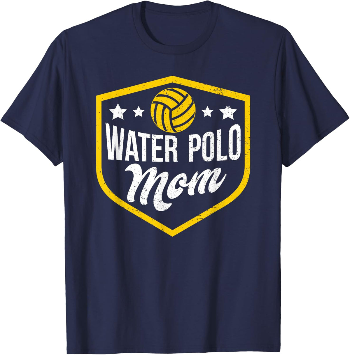 Water Polo Mom Mother Gift Tee Shirt T-Shirt - Navy Blue