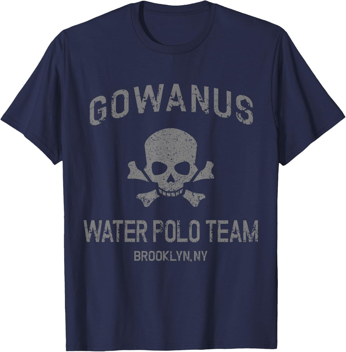 Gowanus Water Polo Team Brooklyn Funny Brooklynite Shirt T-Shirt - Navy Blue