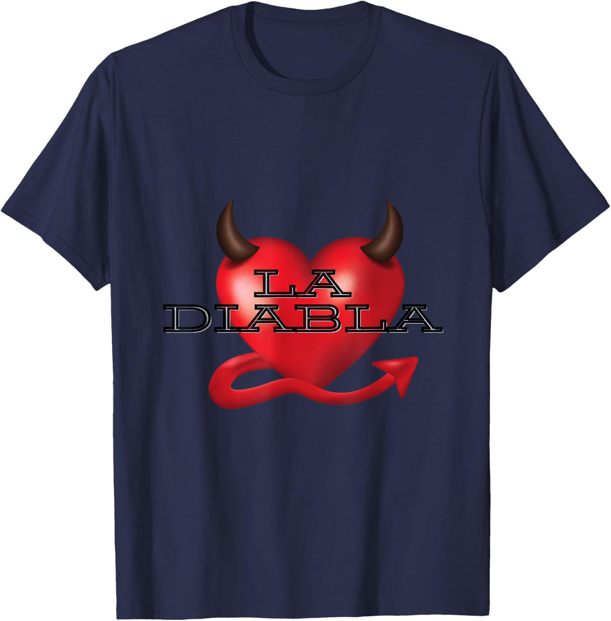 La Diabla T-Shirt - Navy Blue