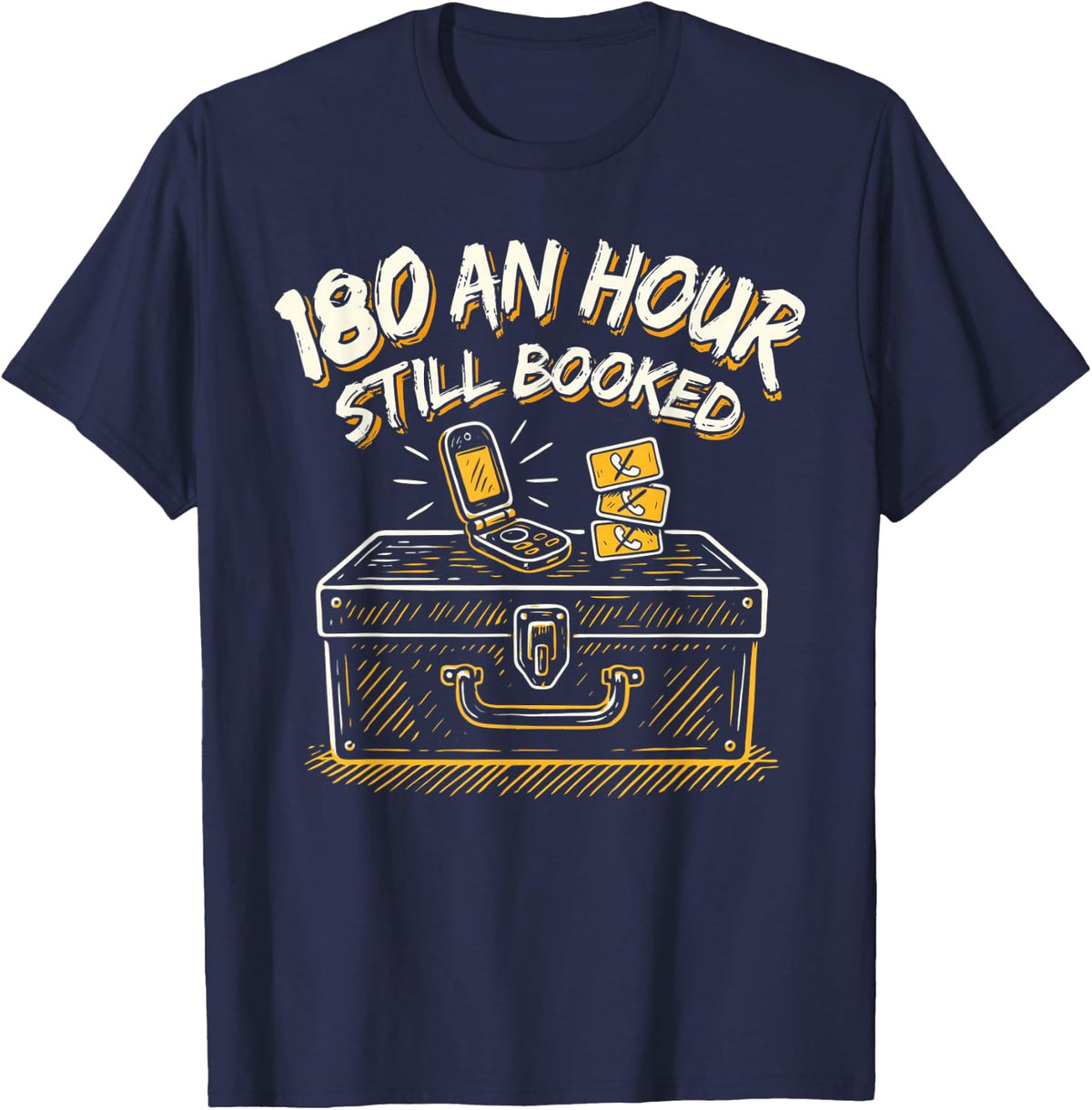 Electrician Electrical Engineer Tools Electricity T-Shirt - Navy Blue