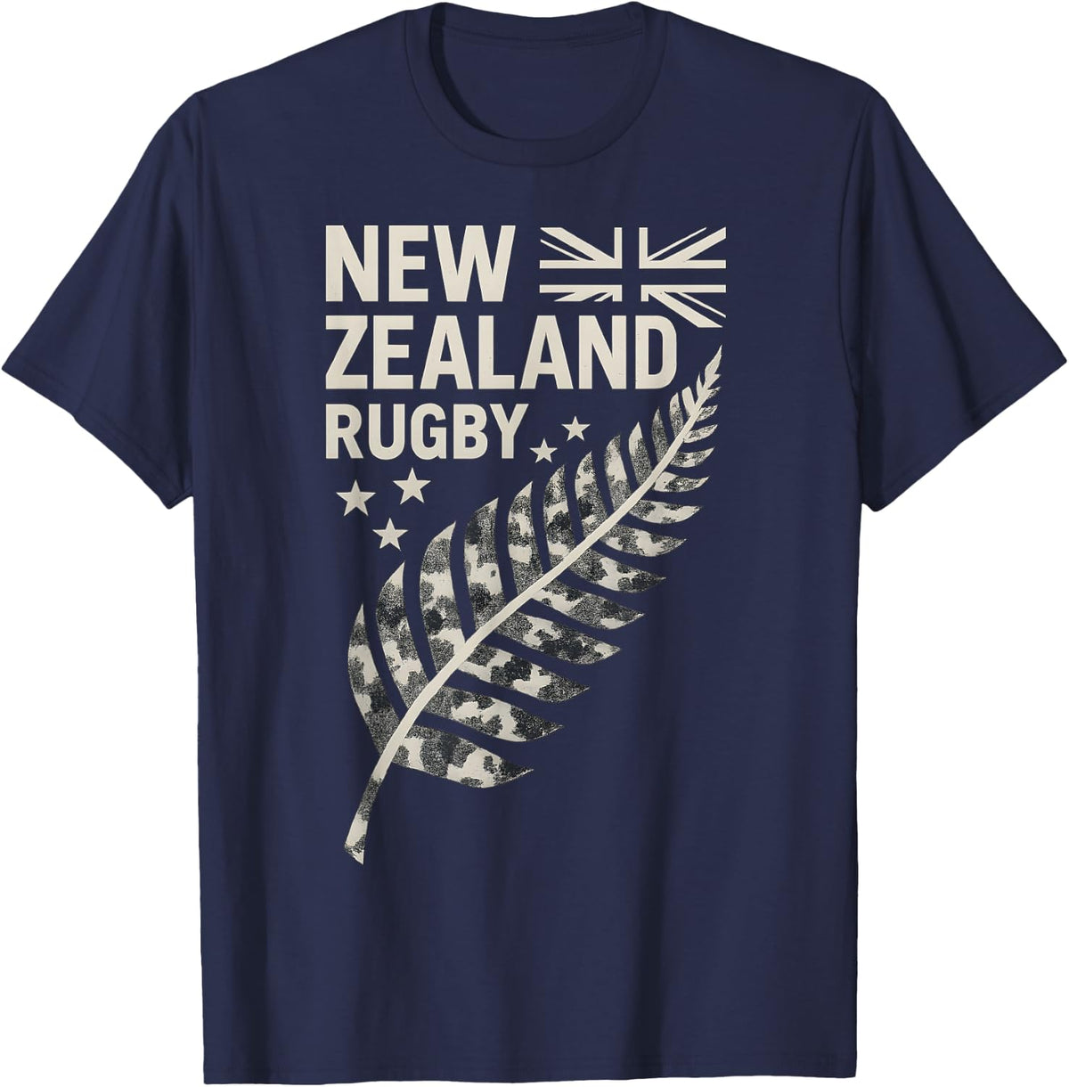New Zealand Rugby Silver Fern T-Shirt - Navy Blue